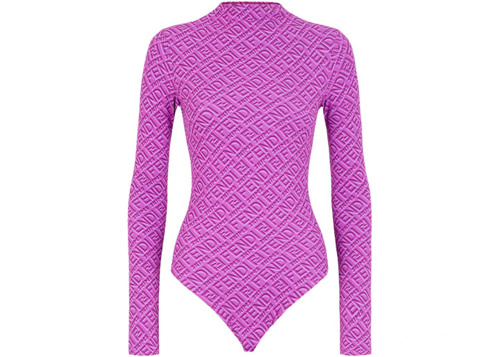 Fendi x SKIMS Mock Neck Long Sleeve Bodysuit Colorado