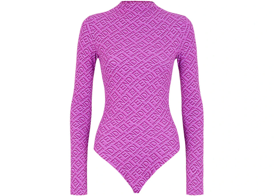 Fendi x SKIMS Mock Neck Long Sleeve Bodysuit Colorado