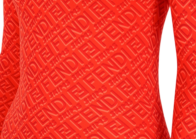 Fendi x SKIMS Mock Neck Long Sleeve Bodysuit Georgia