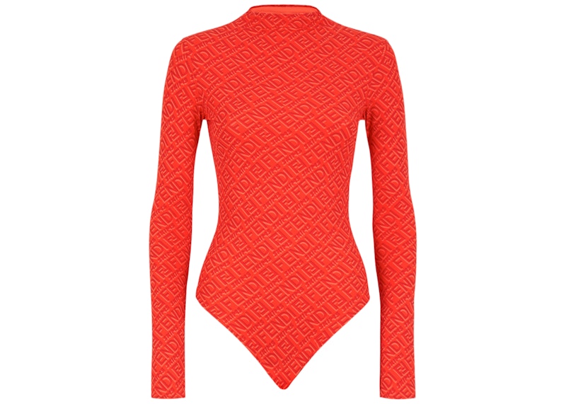 Fendi x SKIMS Mock Neck Long Sleeve Bodysuit Georgia