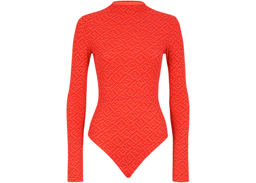 Fendi x SKIMS Mock Neck Long Sleeve Bodysuit Georgia
