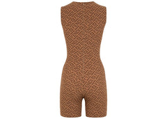 Fendi x SKIMS Sleeveless Mid Thigh Bodysuit California