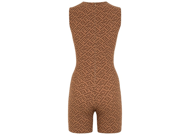Fendi x SKIMS Sleeveless Mid Thigh Bodysuit California