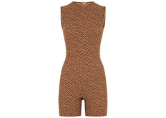 Fendi x SKIMS Sleeveless Mid Thigh Bodysuit California