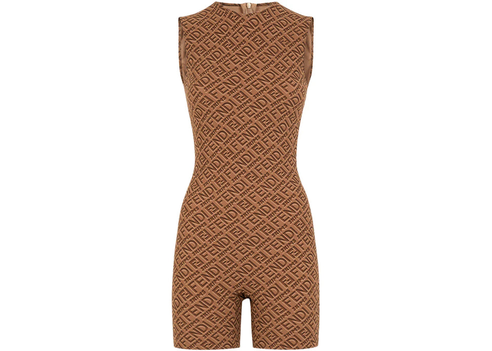 Fendi x SKIMS Sleeveless Mid Thigh Bodysuit California