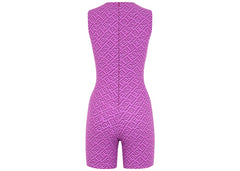 Fendi x SKIMS Sleeveless Mid Thigh Bodysuit Colorado