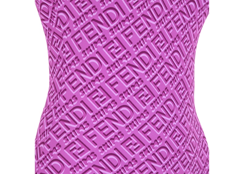 Fendi x SKIMS Sleeveless Mid Thigh Bodysuit Colorado
