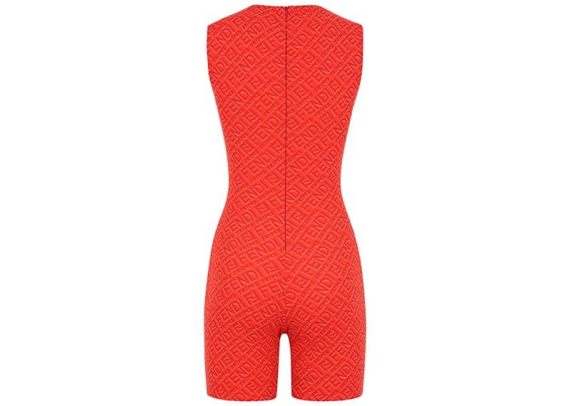 Fendi x SKIMS Sleeveless Mid Thigh Bodysuit Georgia