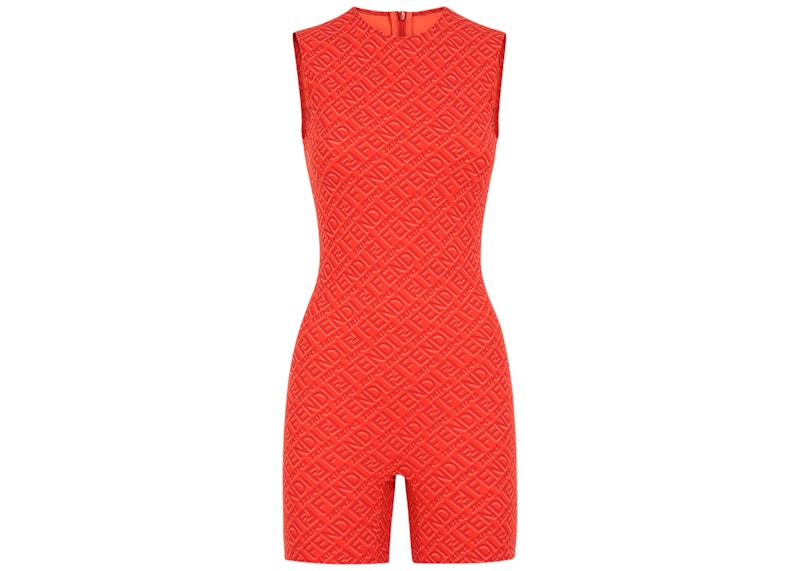 Fendi x SKIMS Sleeveless Mid Thigh Bodysuit Georgia