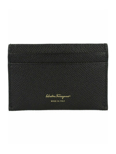 Ferragamo Gancini Credit Card Holder Black