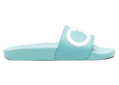Ferragamo Gancini-Print Slides Blue (Women's)