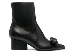 Ferragamo Viva Bow-Detail Boots Black (Women's)