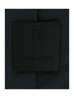 Givenchy 4G Silk Tie Navy/Blue