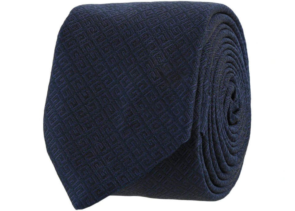 Givenchy 4G Silk Tie Navy/Blue