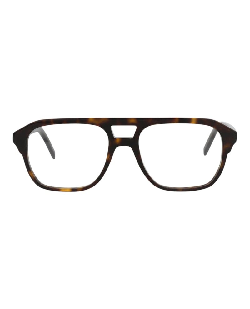 Givenchy Aviator-Frame Acetate Optical Frames Havana Havana Transparent (GV50035I-53-052)