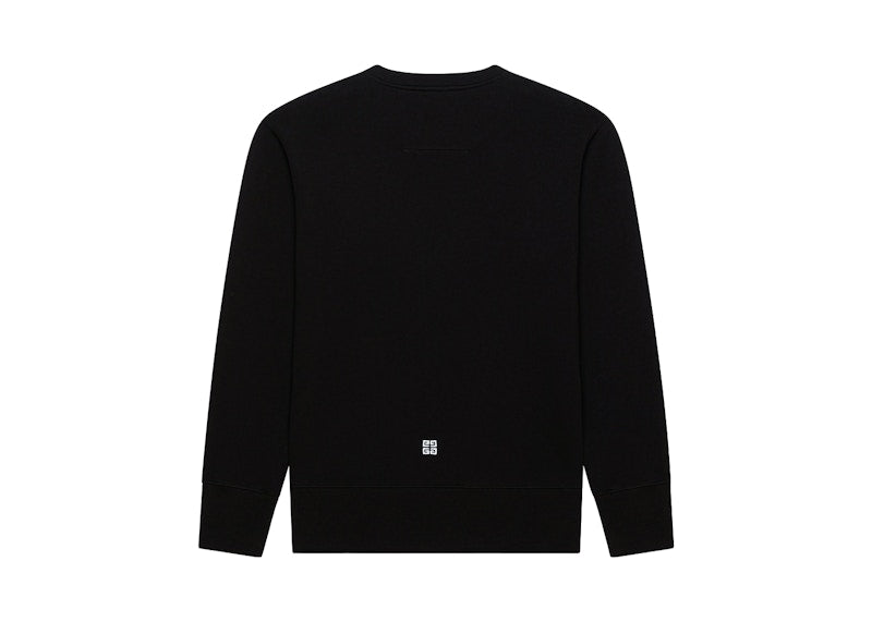 Givenchy College Slim Fit Crewneck Sweatshirt Black