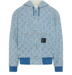 Givenchy Denim Hooded Jacket Blue