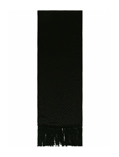 Givenchy Diagonal Logo Evening Scarf Black