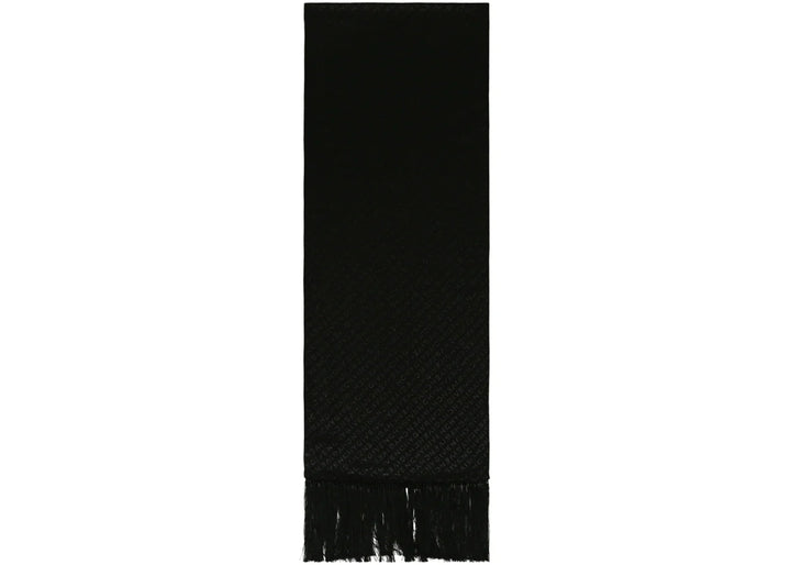 Givenchy Diagonal Logo Evening Scarf Black