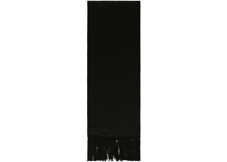 Givenchy Diagonal Logo Evening Scarf Black