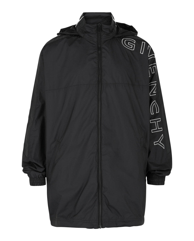 Givenchy Embroidered Logo Windbreaker Black
