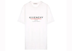 Givenchy Label Oversized T-Shirt White