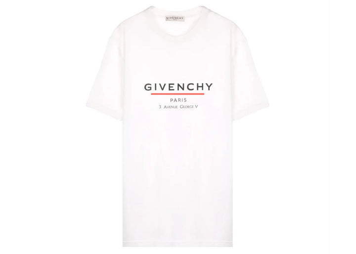 Givenchy Label Oversized T-Shirt White