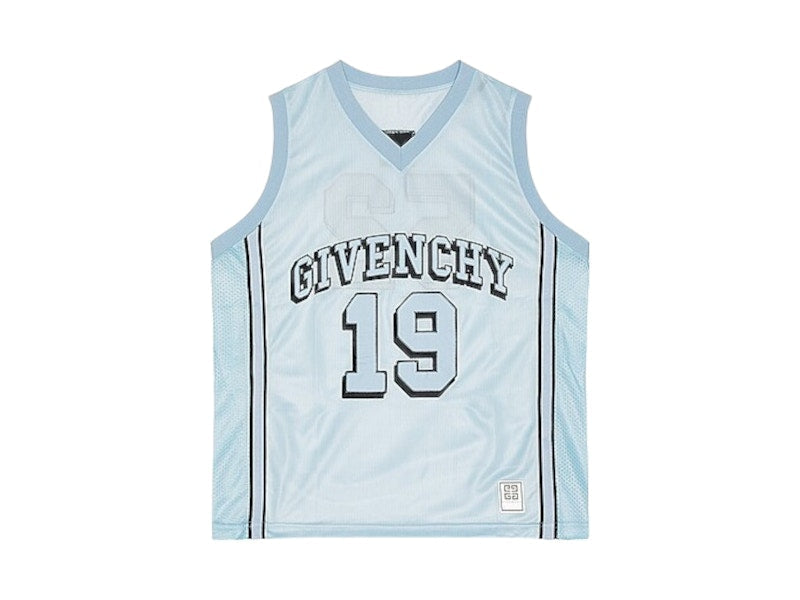 Givenchy Mesh Basketball Jersey Light Blue