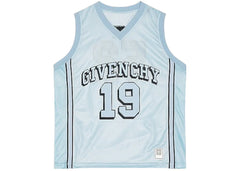 Givenchy Mesh Basketball Jersey Light Blue