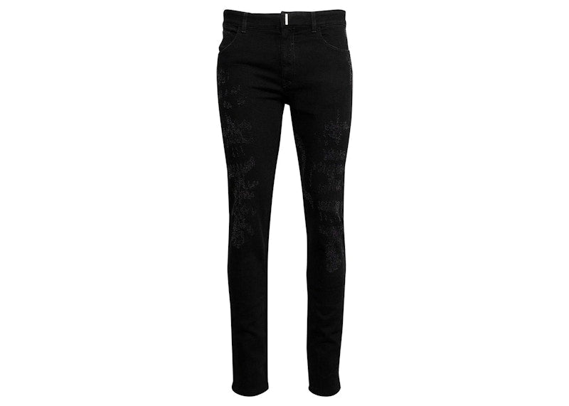 Givenchy Mid-rise Straight-Leg Jeans Black