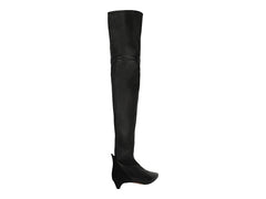 Givenchy Over-The-Knee Kitten Heel Boots Black (Women's)