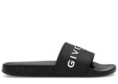 Givenchy Paris Flat Sandals Black White