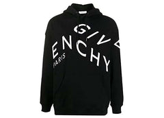 Givenchy Refracted Embroidered Logo Hoodie Black/White