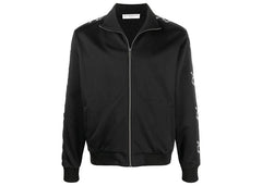 Givenchy Refracted Logo Tape Zip-Up Track Jacket Black