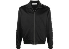 Givenchy Refracted Logo Tape Zip-Up Track Jacket Black
