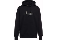 Givenchy Reverse Hoodie in Fleece Black