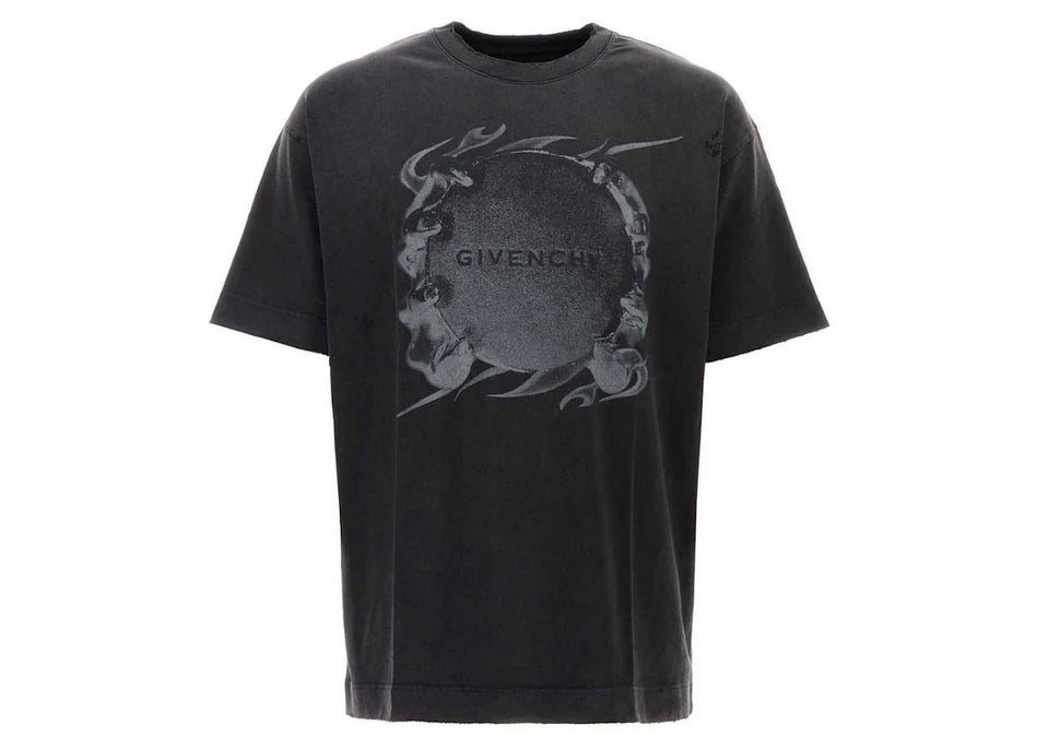 Givenchy Ring Artwork Print T-Shirt Black