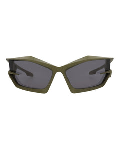 Givenchy Shield-Frame Acetate Sunglasses Green Green Smoke (GV40049I-69-97A)