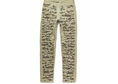 Givenchy Slim-Fit Distressed Jeans Green