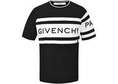 Givenchy Slim Fit Givenchy Band T-Shirt Black
