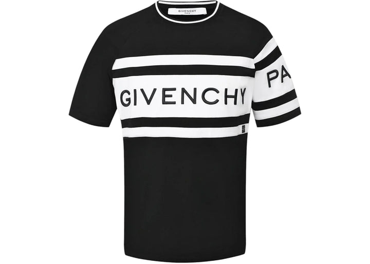 Givenchy Slim Fit Givenchy Band T-Shirt Black