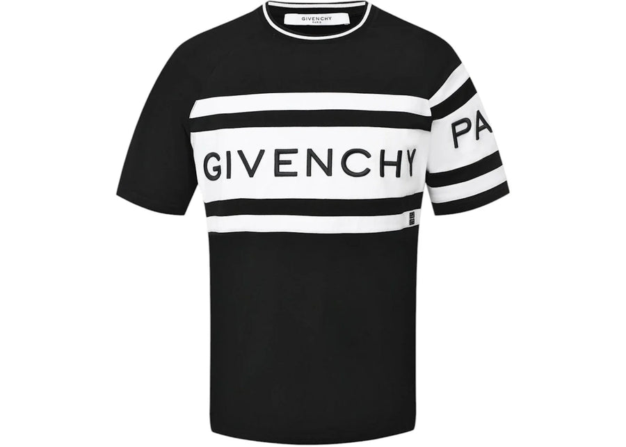 Givenchy Slim Fit Givenchy Band T-Shirt Black