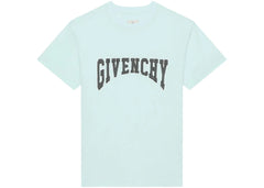 Givenchy Slim Fit Jersey With Patch T-Shirt Acqua Marine