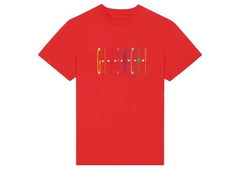 Givenchy Slim Fit Logo T-Shirt Red