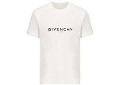Givenchy Slim Fit Logo T-Shirt White