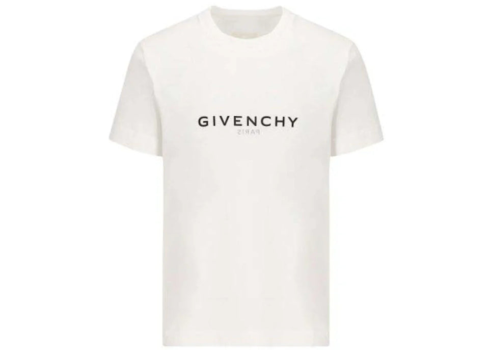 Givenchy Slim Fit Logo T-Shirt White