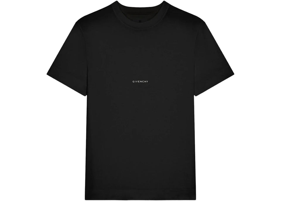Givenchy Slim Fit Printed Jersey T-Shirt Black/White