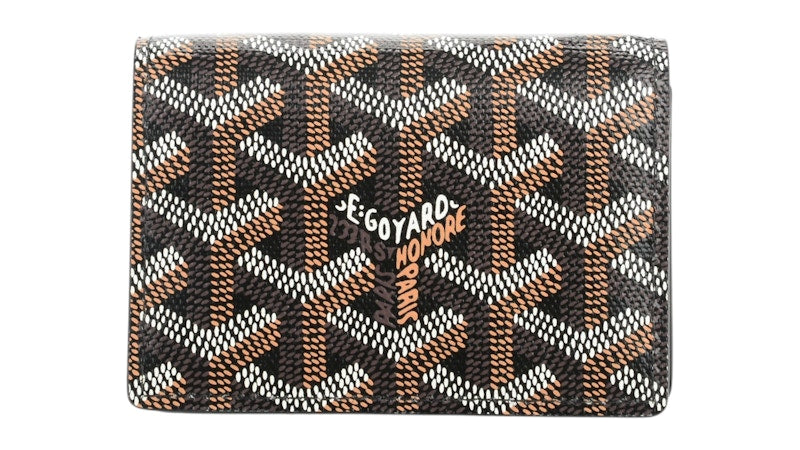Goyard Business Card Holder Goyardine Black