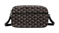 Goyard Cap Vert Crossbody Goyardine Black