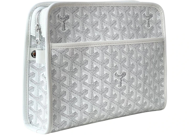 Goyard Jouvence Toiletry Bag MM White